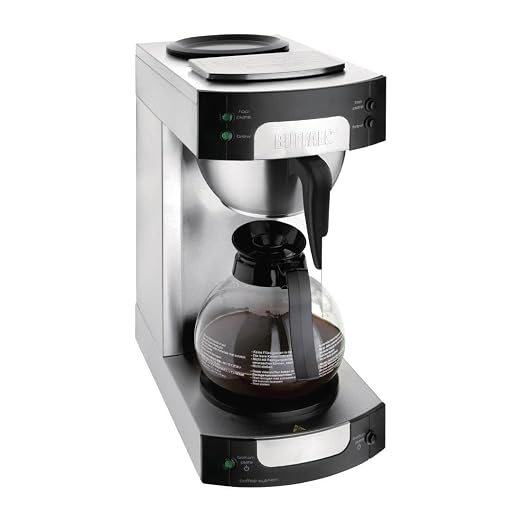 Commercial filter coffee machine with twin hotplates