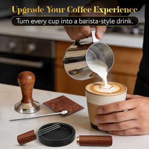 Premium 8-in-1 Coffee Tamper Set, 51mm: image 7