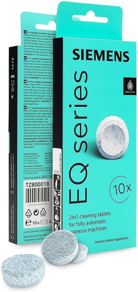 Care Set for Siemens EQ Series Coffee Machines - Cleaning Tablets, Descaling Tablets & AquaIntense Filters: image 5