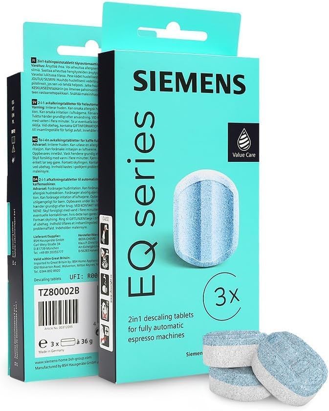 Care Set for Siemens EQ Series Coffee Machines - Cleaning Tablets, Descaling Tablets & AquaIntense Filters: image 6